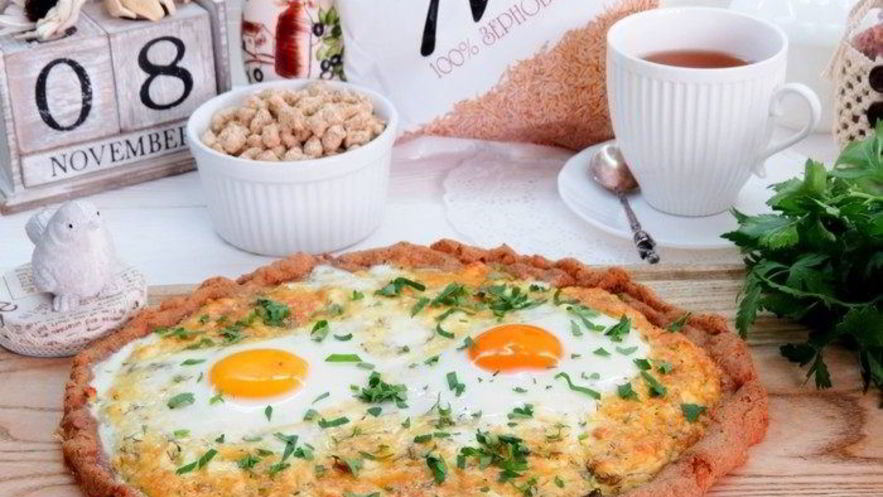 Рецепт лепешки с отрубями, сыром и зеленью