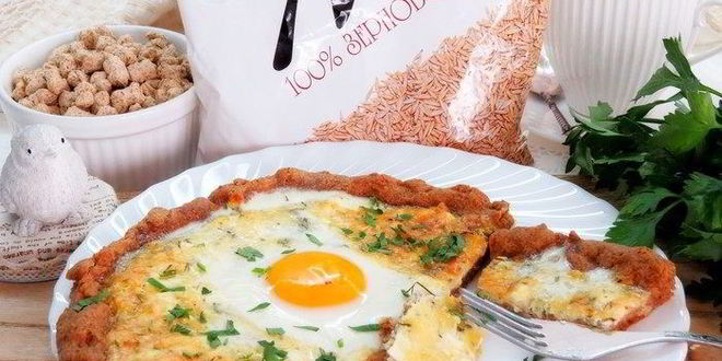 Рецепт лепешки с отрубями, сыром и зеленью