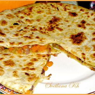 Рецепт Лепешек с тыквой