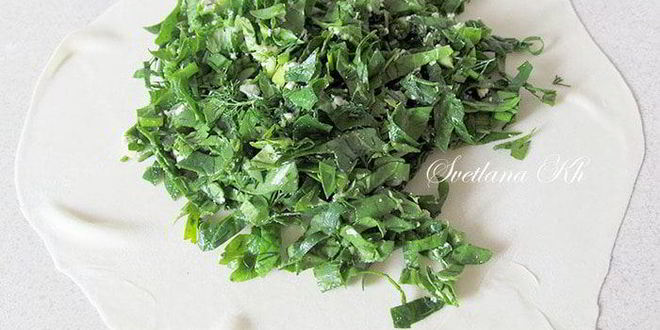 Рецепт лепешек с зеленью по-кавказски