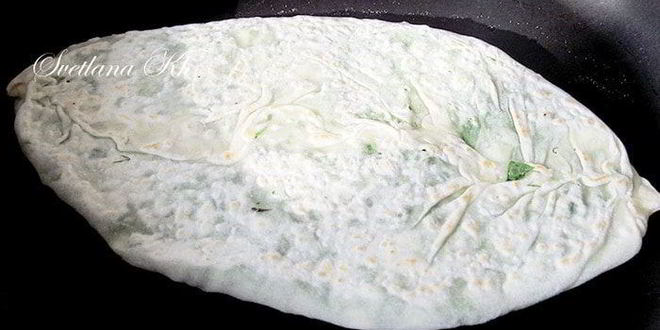 Рецепт лепешек с зеленью по-кавказски