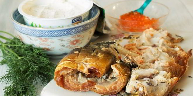 Рецепт лепешек тминных с копченной скумбрией