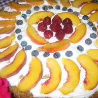 Рецепт Многозерновой лепешки с фруктами я ягодами