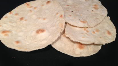 Рецепт Пресных пшеничных лепешек