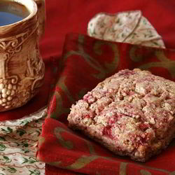 Рецепт Сливочных лепешек с малиной