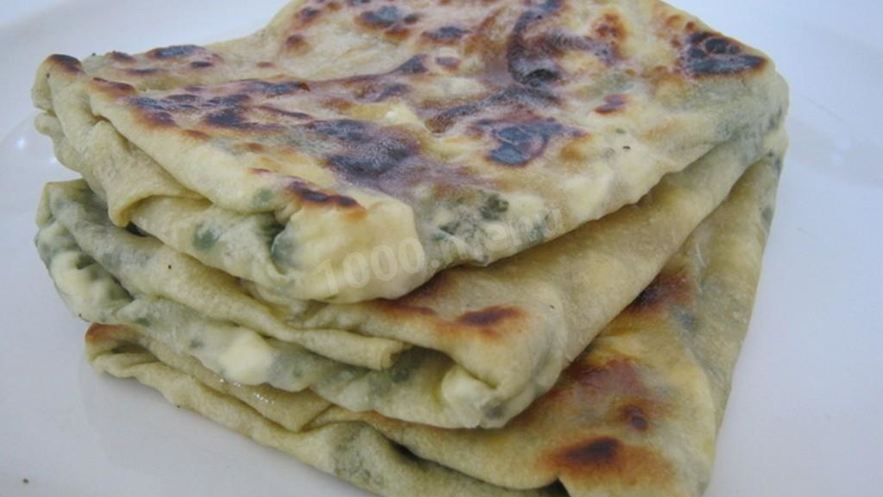 Рецепт турецких лепешек с брынзой