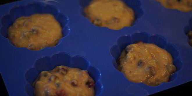 Рецепт апельсинова-ягодных маффины фитнес