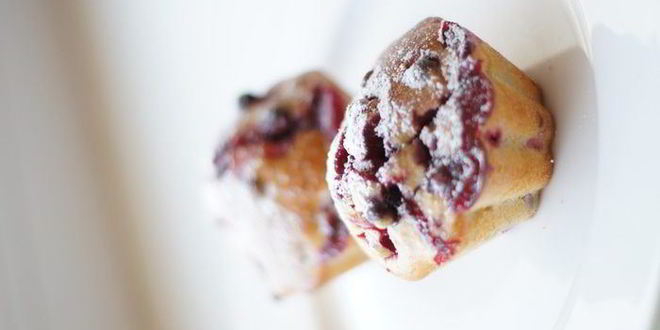 Рецепт апельсинова-ягодных маффины фитнес