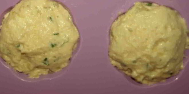 Рецепт картофельных маффинов с грибной начинкой