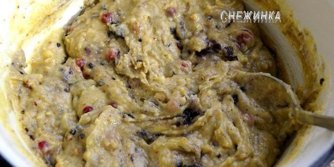 Рецепт клюквенно-ежевичных маффины с фундуком