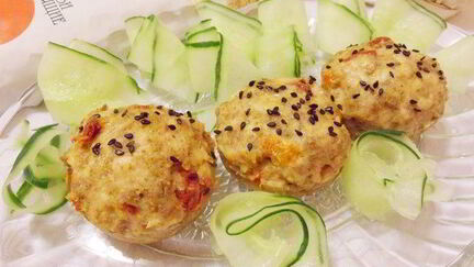 Рецепт Куриных маффинов с отрубями