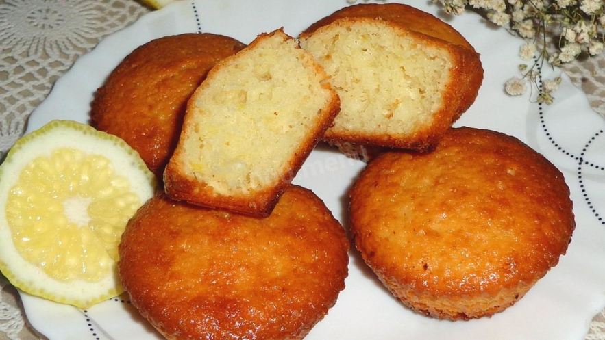 Рецепт лимонных маффинов с лимоном