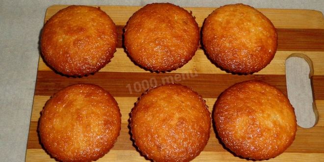 Рецепт лимонных маффинов с лимоном