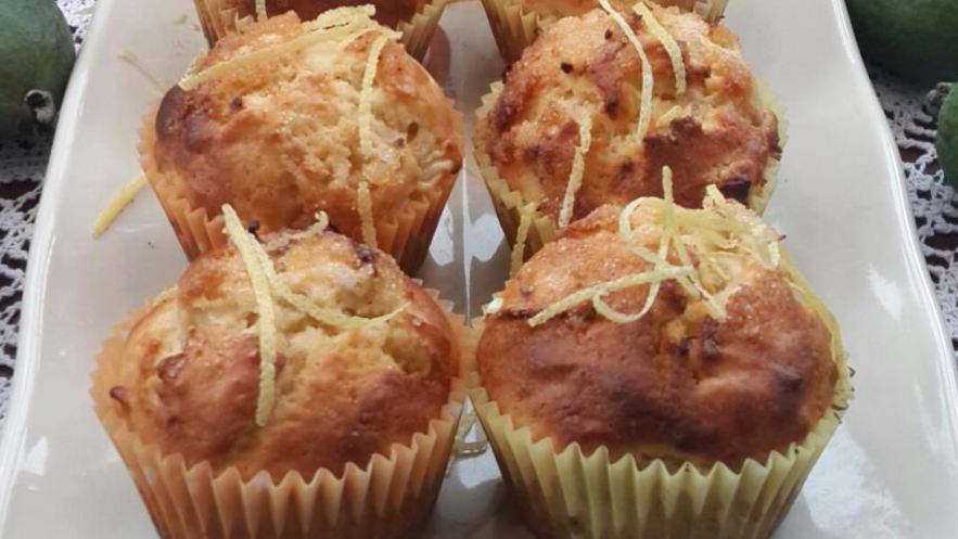 Рецепт маффинов безлактозных с фейхоа и лимонным соком