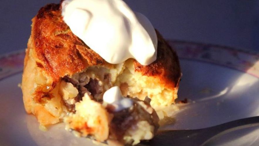 Рецепт маффинов из кабачков с грибами