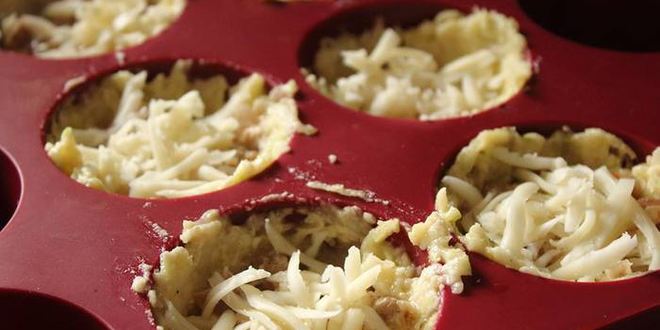 Рецепт маффинов из кабачков с грибами