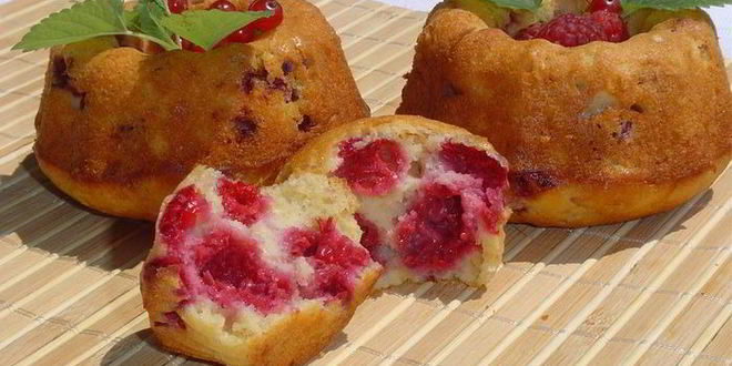 Рецепт маффинов малинка-смородинка