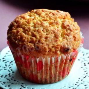 Рецепт Маффинов на кефире с джемом в формочках