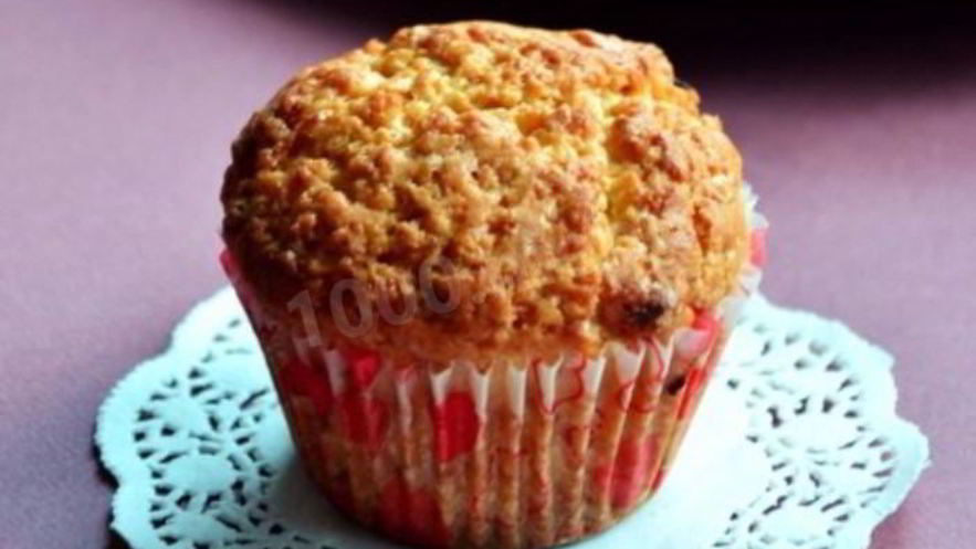 Рецепт маффинов на кефире с джемом в формочках