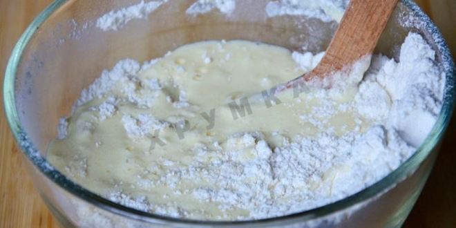 Рецепт маффинов на кефире с джемом в формочках