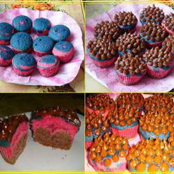 Рецепт Маффинов радужных