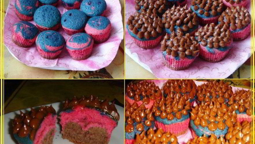 Рецепт маффинов радужных