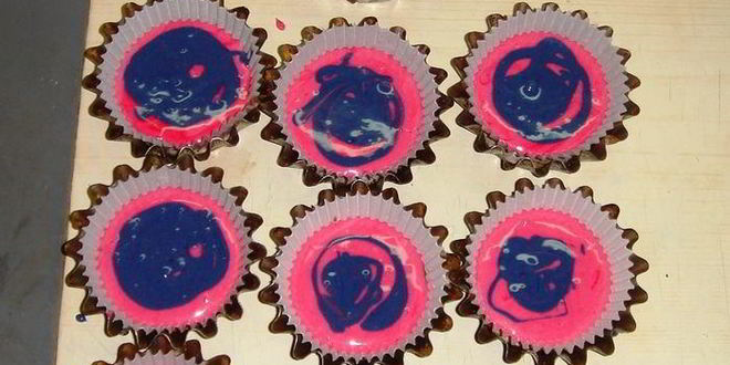 Рецепт маффинов радужных