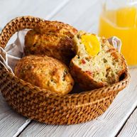 Рецепт Маффинов с беконом и яйцом