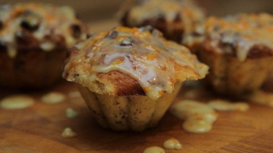 Рецепт маффинов с курагой и орехами пекан