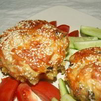 Маффины с курицей и грибами