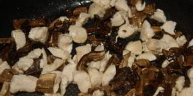 Рецепт маффинов с курицей и грибами