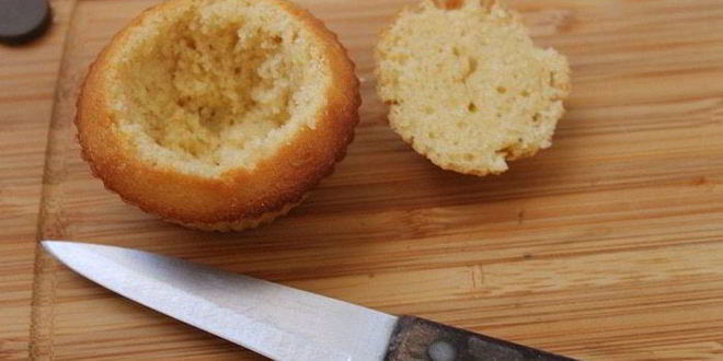 Рецепт маффинов с лимонным курдом и меренгой