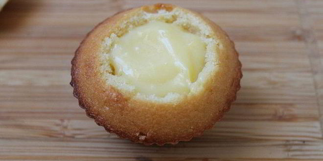 Рецепт маффинов с лимонным курдом и меренгой