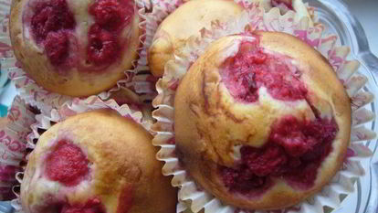 Рецепт Маффинов с малиной