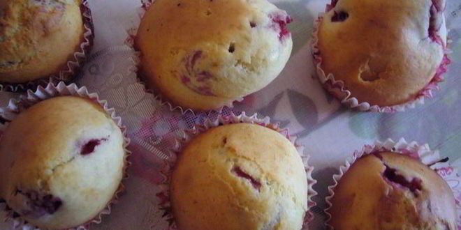 Рецепт маффинов с малиной