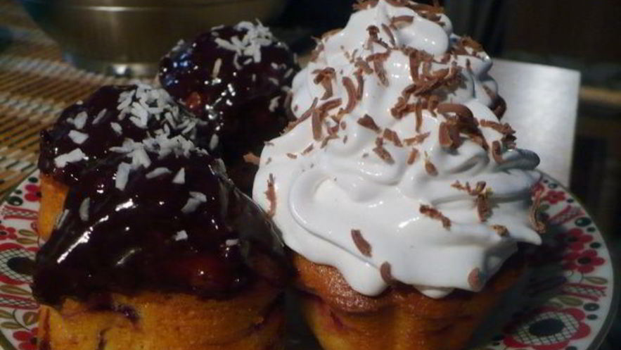 Рецепт маффинов с ягодами