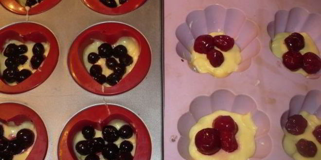 Рецепт маффинов с ягодами