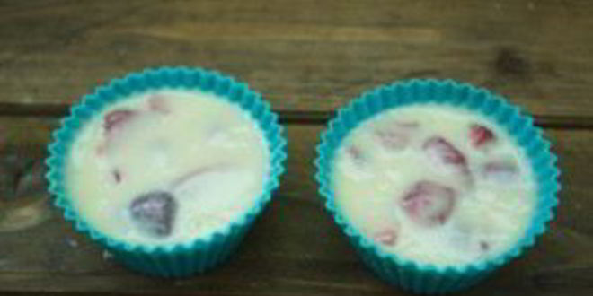 Рецепт маффинов со свежей клубникой