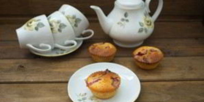 Рецепт маффинов со свежей клубникой