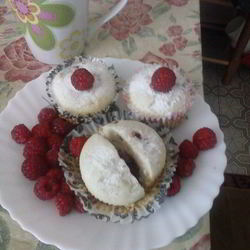 Рецепт Малиновых маффинов