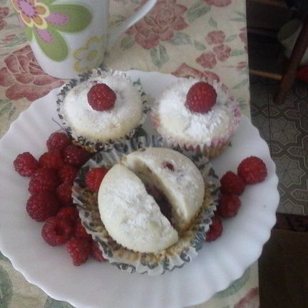 Рецепт Малиновых маффинов