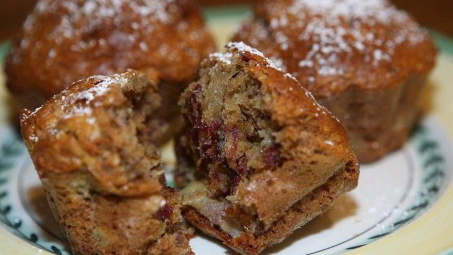Рецепт медовых маффинов с финиками и бананами