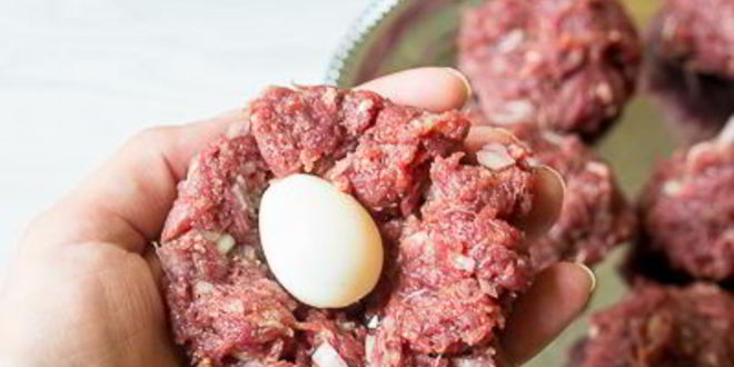 Рецепт мясных маффинов с перепелиным яйцом