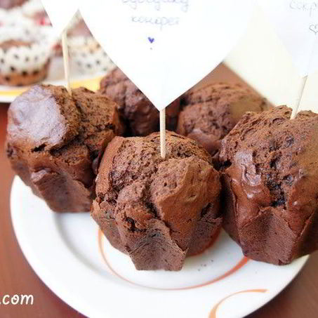 Рецепт Ну о-о-очень шоколадные маффины