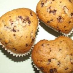 Рецепт Постных банановых маффинов с шоколадом