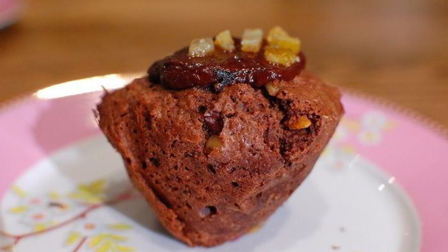 Рецепт шоколадна-апельсиновых маффины