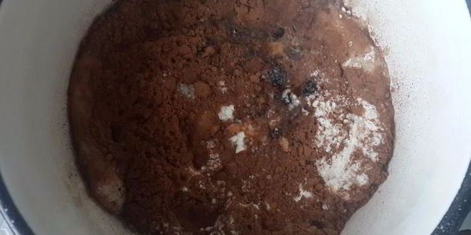 Рецепт шоколадных маффинов с какао и изюмом