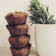 Рецепт Цельнозерновых маффинов с изюмом и грецкими орехами без сахара и без яиц