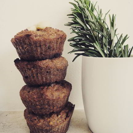 Рецепт Цельнозерновых маффинов с изюмом и грецкими орехами без сахара и без яиц