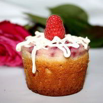 Рецепт Творожных маффинов с малиной